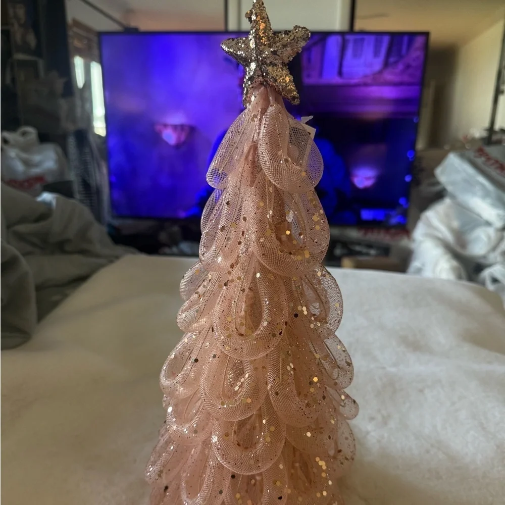 pink Glenda the good witch Christmas tree